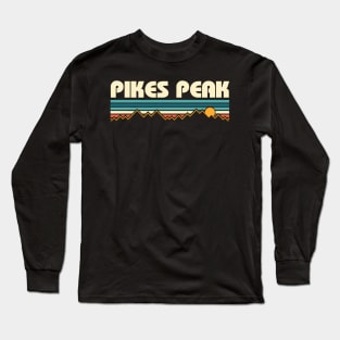 Pikes Peak Colorado Mountain Long Sleeve T-Shirt